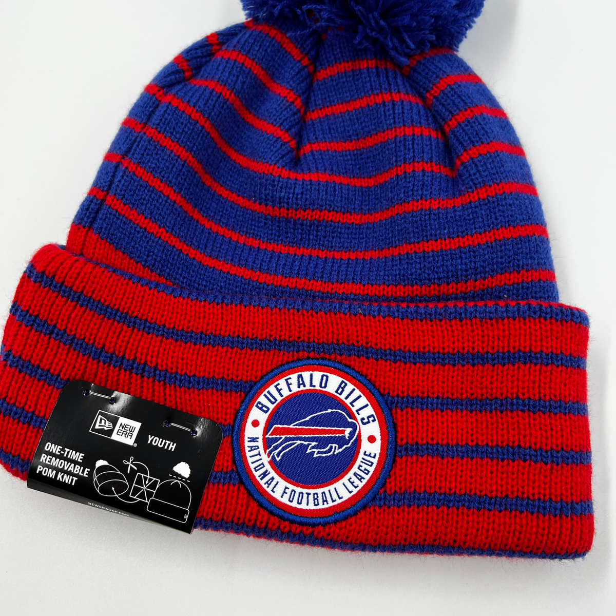 Youth Buffalo Bills Royal Basic Cuffed Knit Hat