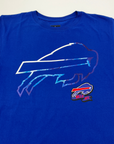 Final Sale - New Era Bills AFC 2022 Sideline Blue Short Sleeve Shirt