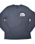 bflo store buffalo skyline charcoal grey long sleeve shirt