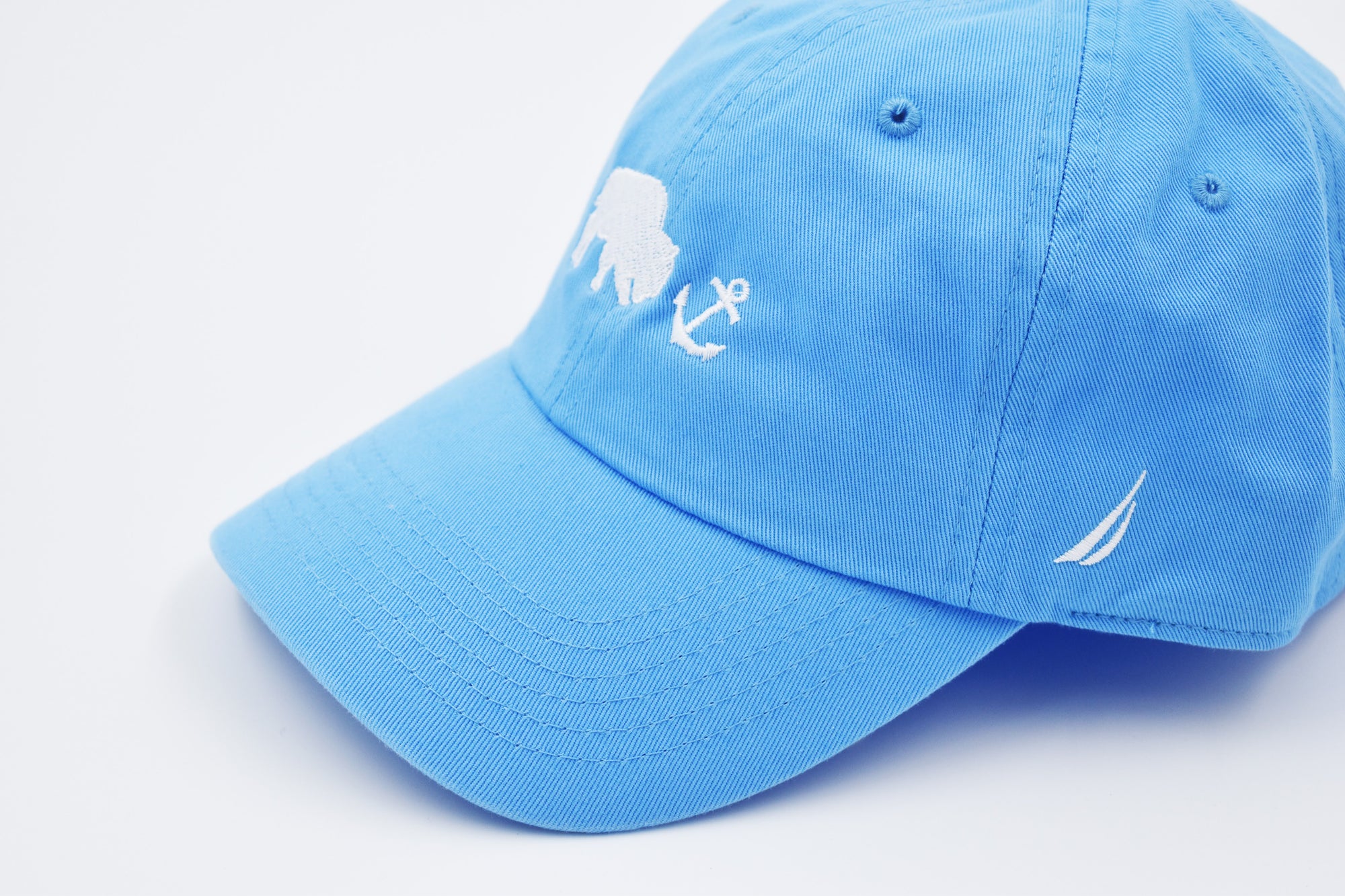 Nautica Azure Blue Bison with Anchor Adjustable Hat
