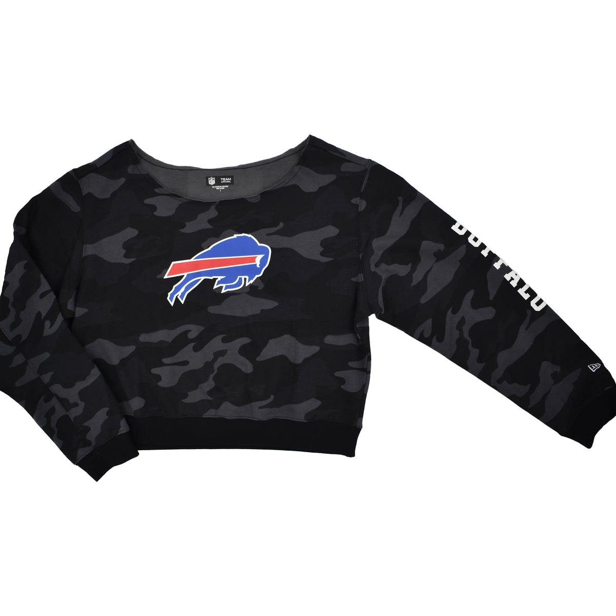 FOCO Buffalo Bills NFL Cropped Big Logo Hybrid Boonie Hat