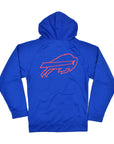 Buffalo Bills Royal Blue Full Zip BUF Hoodie