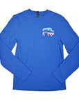 BFLO Maritime Blue USA Long Sleeve Shirt