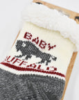 Baby Buffalo Slipper Socks