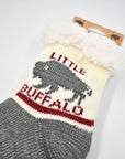 Kids Little Buffalo Slipper Socks