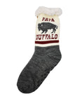 bflo store Papa Buffalo Slipper Socks