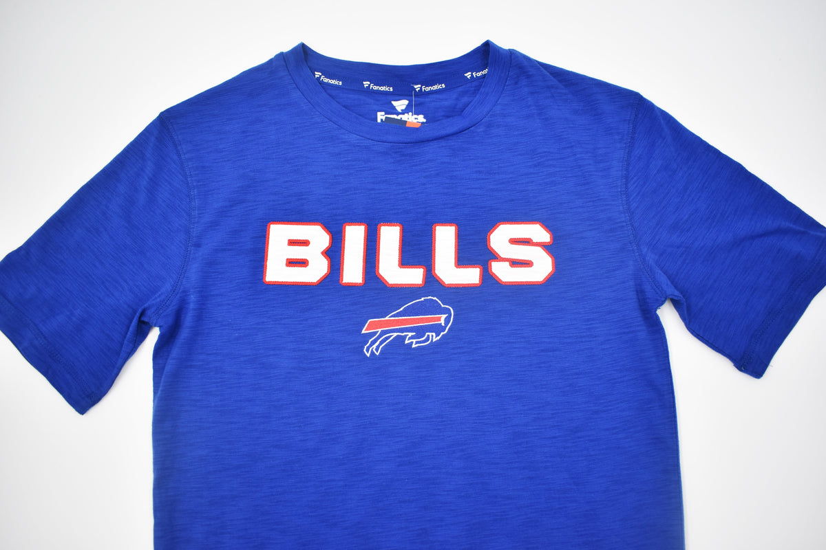 Buffalo Bills Stitched Logo Blue Short Sleeve Shirt