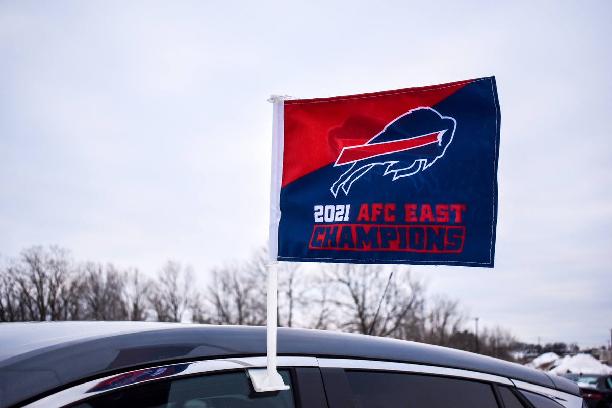 Buffalo Bills AFC East Champs Car Flag – The BFLO Store