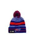 Buffalo Bills Red and Royal Beanie w/ Pom Pom