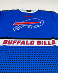 Final Sale - uffalo Bills Big Logo Motorcycle Long Sleeve Tee