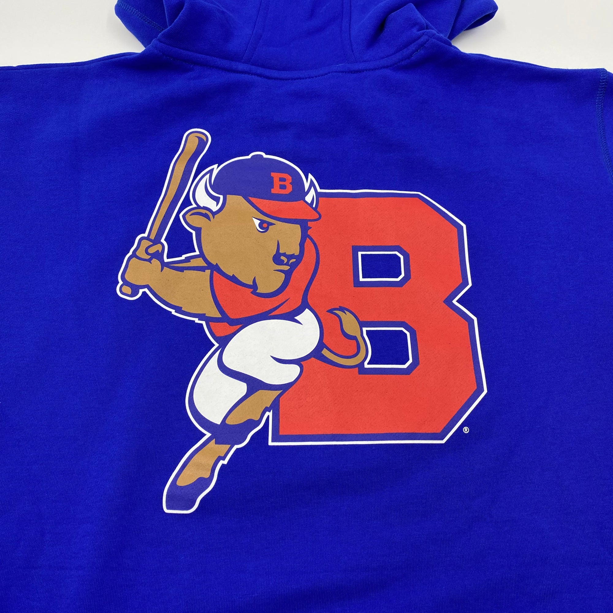 New Era Buffalo Bisons Blue Pullover Hoodie