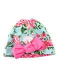 Carnation Baby Swaddle and Hat Set