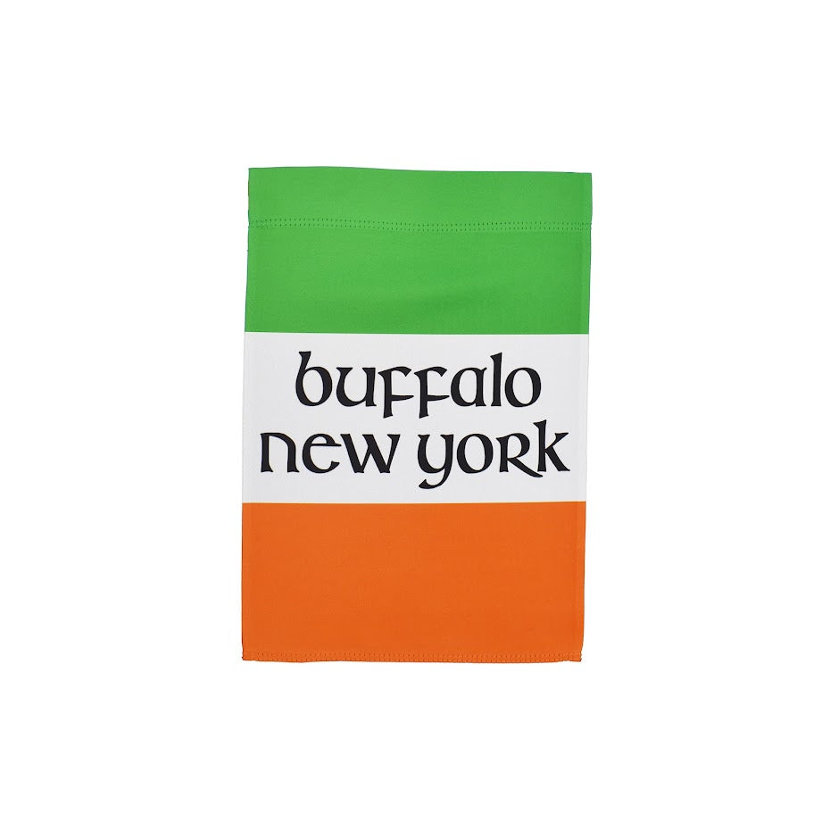 Irish Buffalo New York Garden Flag