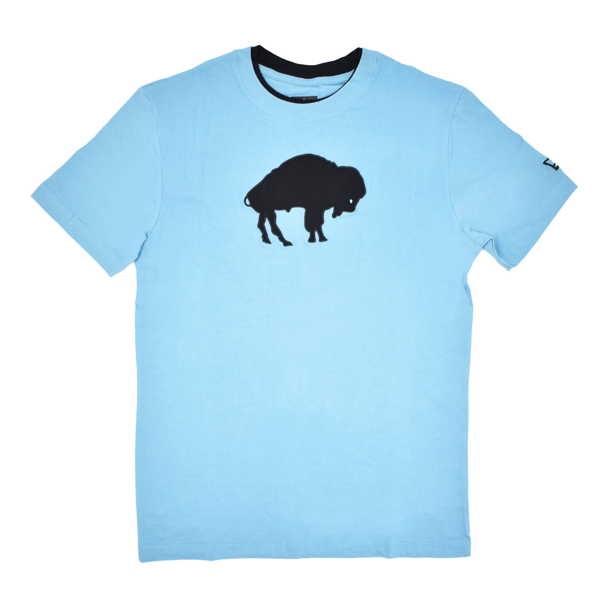 Buffalo Bills Stitched Logo Blue Short Sleeve Shirt
