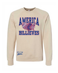 Limited Edition BFLO Zubaz America Billieves Crewneck