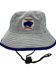 New Era Buffalo Bisons Alternate Light Gray Bucket Hat