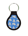 Vineyard Vines Blue & White Luxury Key Fob