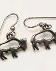 Silver Buffalo Herd Earrings