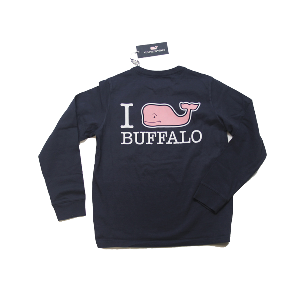 Vineyard Vines Youth I Whale Buffalo Navy LST – The BFLO Store