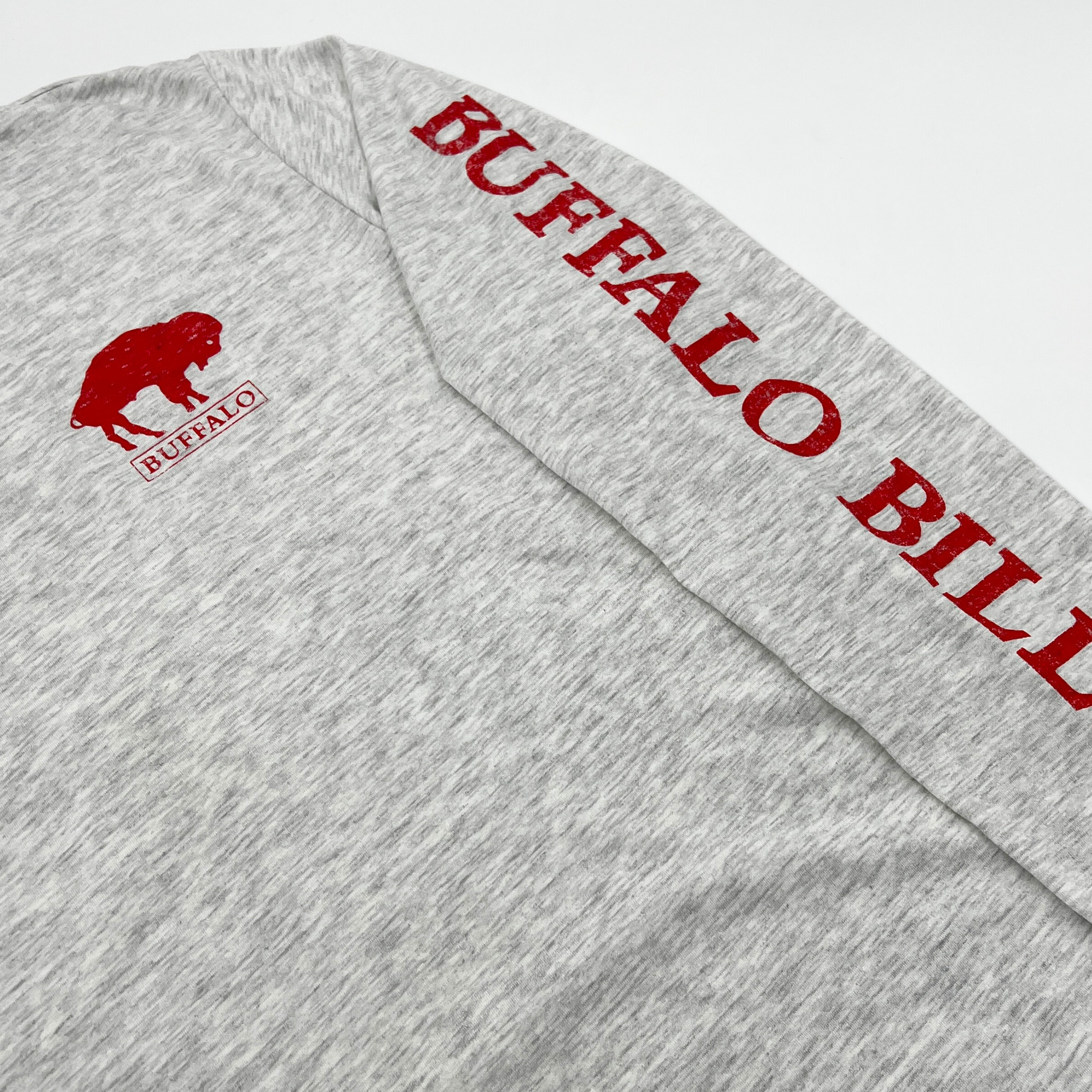 '47 Brand Buffalo Bills Sleeve Print & Retro Buffalo Gray Long Sleeve Shirt