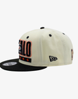 New Era Buffalo Braves Cream & Black Retro 9FIFTY Snapback Hat