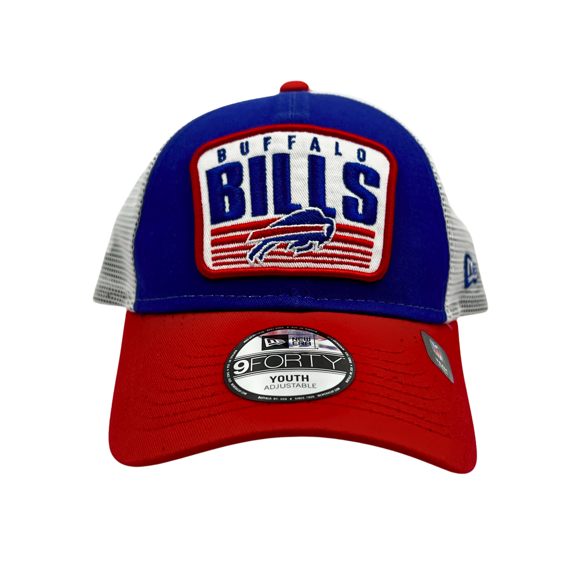 Youth New Era Buffalo Bills With Patch Adjustable Hat