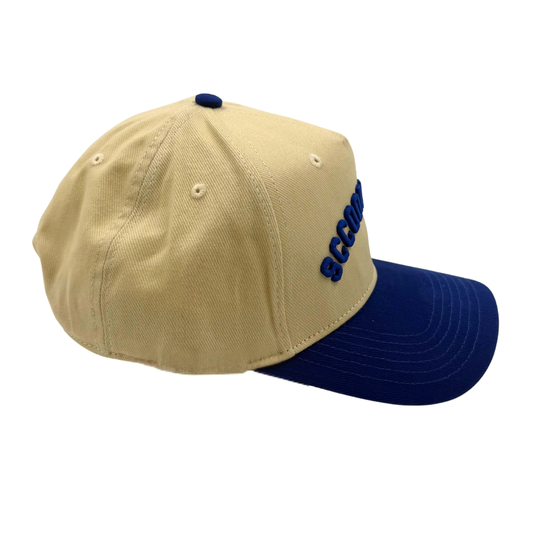 Cream Two Tone Royal "Sccoorreesss" Hat