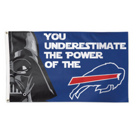 BUFFALO BILLS STAR WARS MANDALORIAN VERTICAL FLAG 28 X 40 Protecting The  Bills