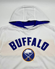 Buffalo Sabres Colorblock Starter White Pullover Hoodie