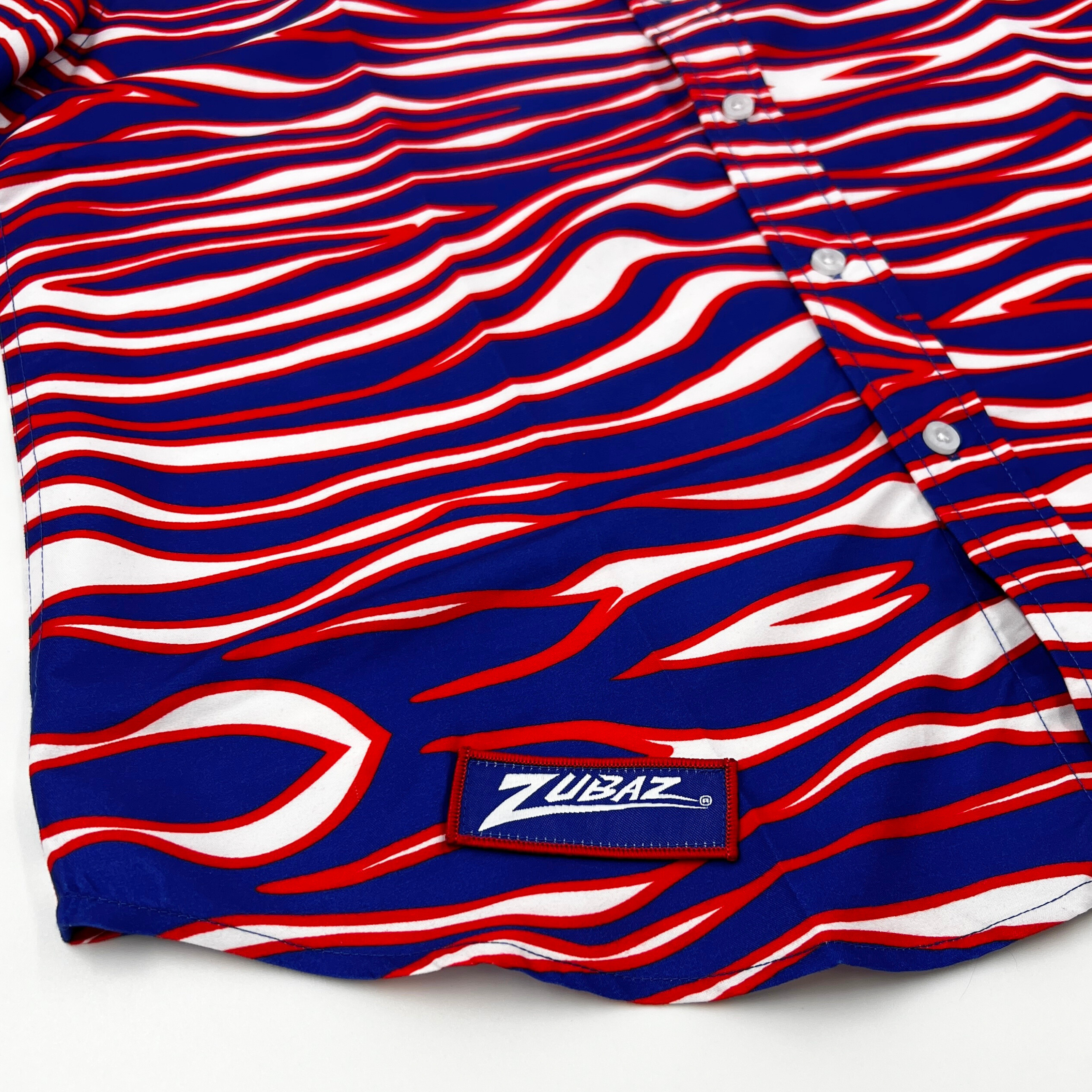 Zubaz Buffalo Bills Zebra Print Shorts