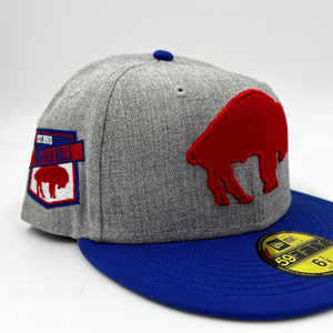 New Era Buffalo Bills Retro Heather Gray 59Fifty Fitted Hat