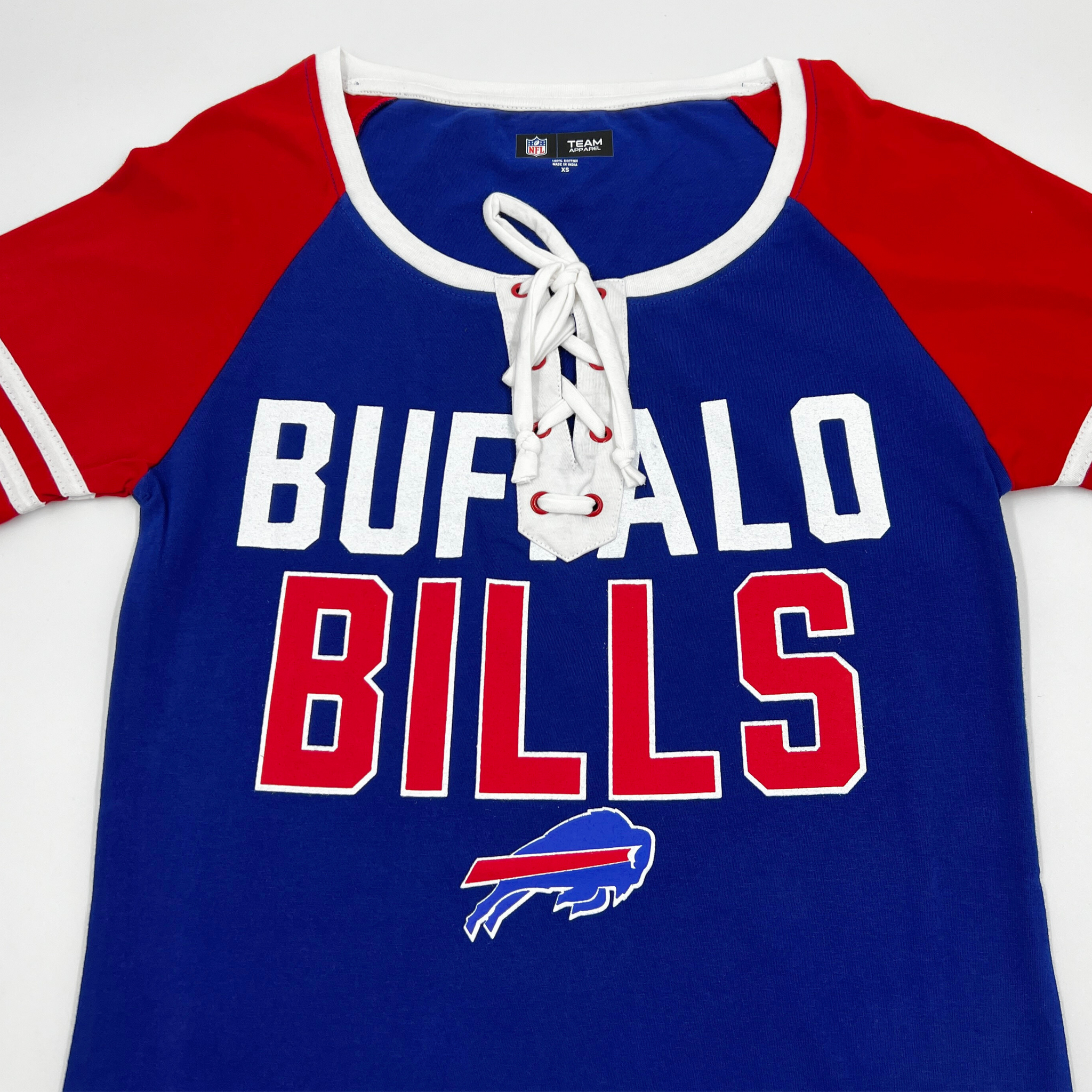 SALE* Women's New Era Camo Buffalo Bills Crop Top With Charging Buffa – The  BFLO Store