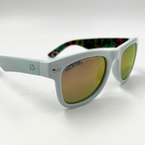 BFLO Blue With Palm Trees Color Changing Sunglasses