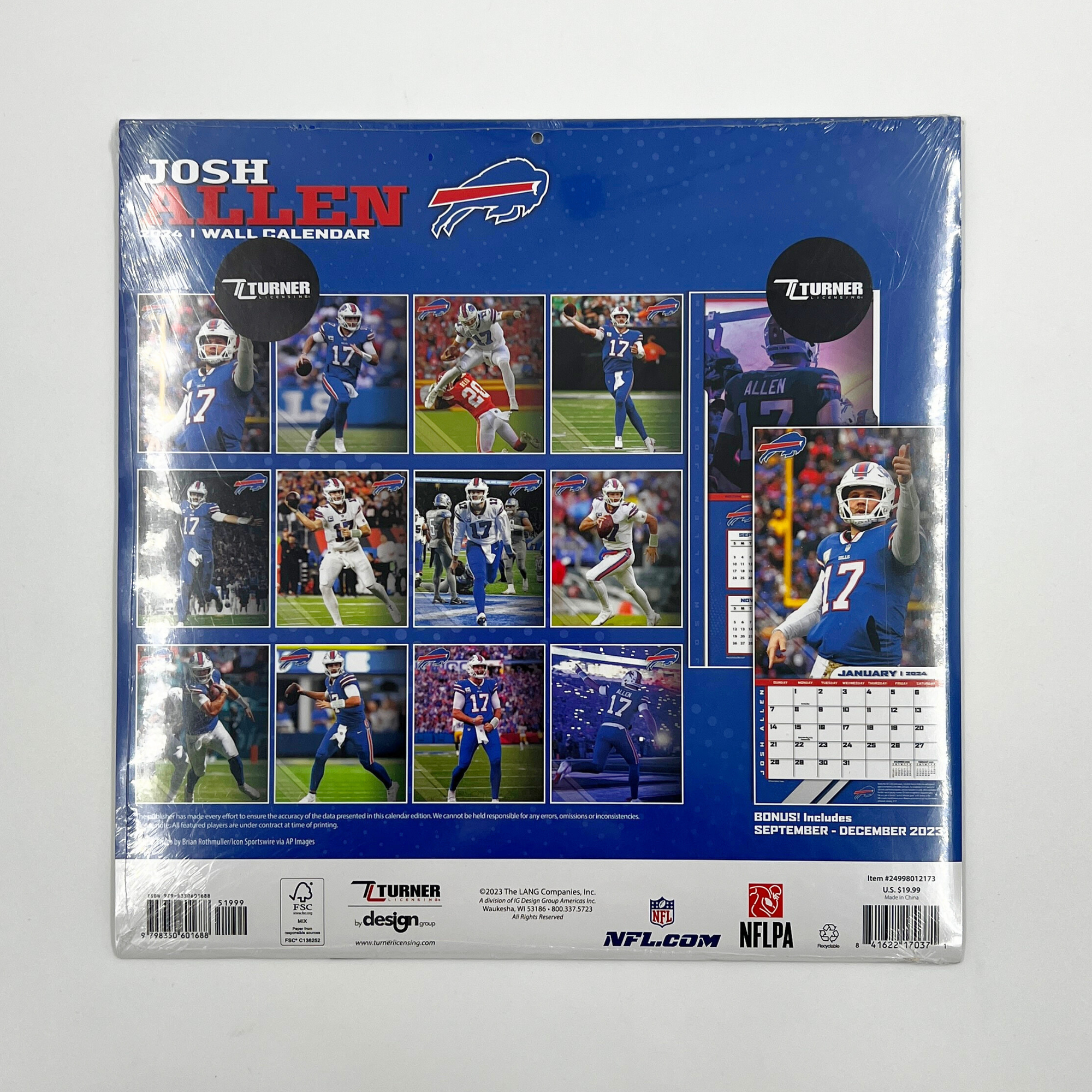 2024 Josh Allen Wall Calendar | The BFLO Store 2024-josh-allen-wall-calendar-the-bflo-store
