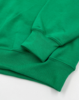 Smiley Face With Buffalo Wordmark Green Hoodie