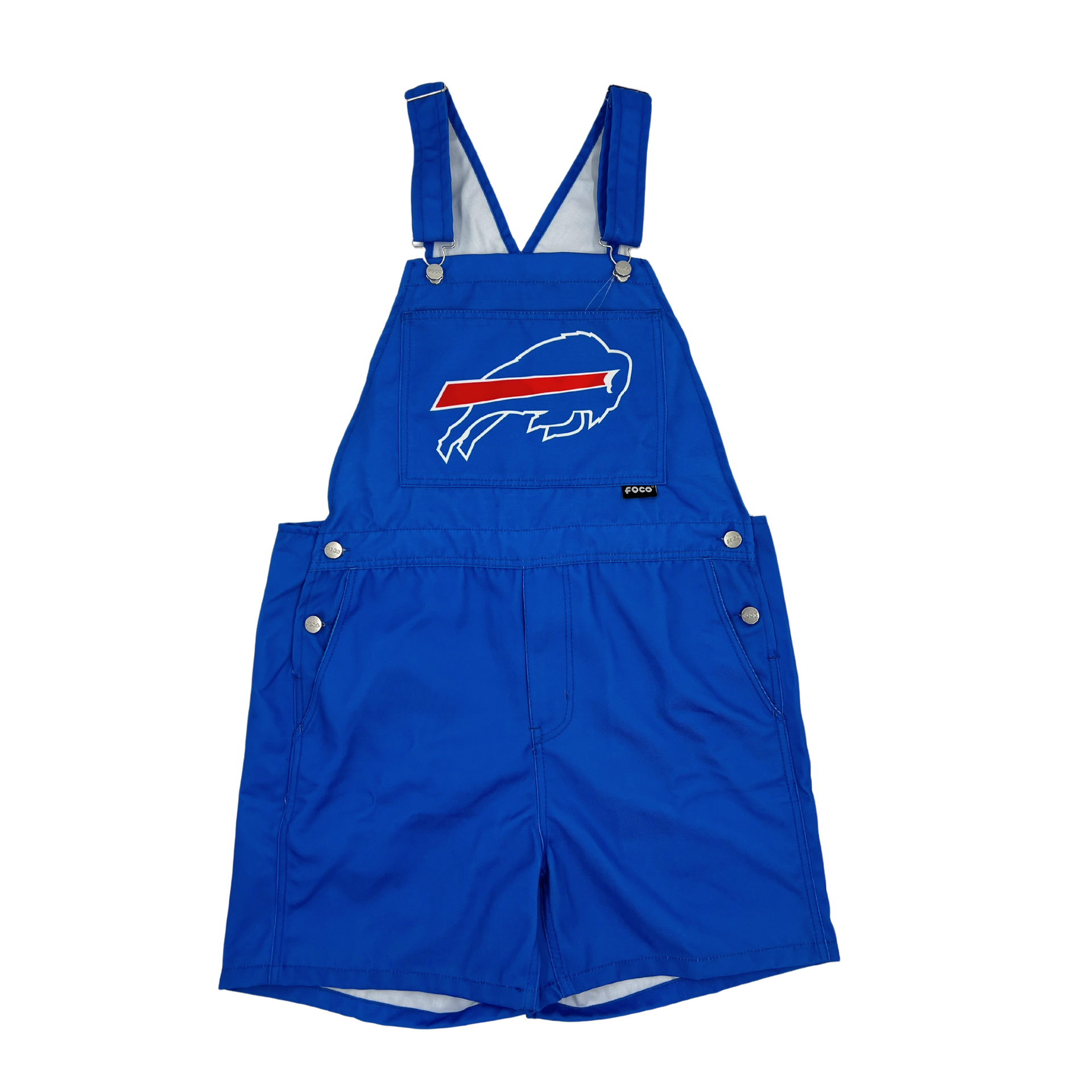 Buffalo Bills With Big Logo Royal Bib Shortalls The BFLO Store