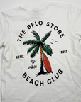 Youth BFLO Beach Club White Short Sleeve Shirt