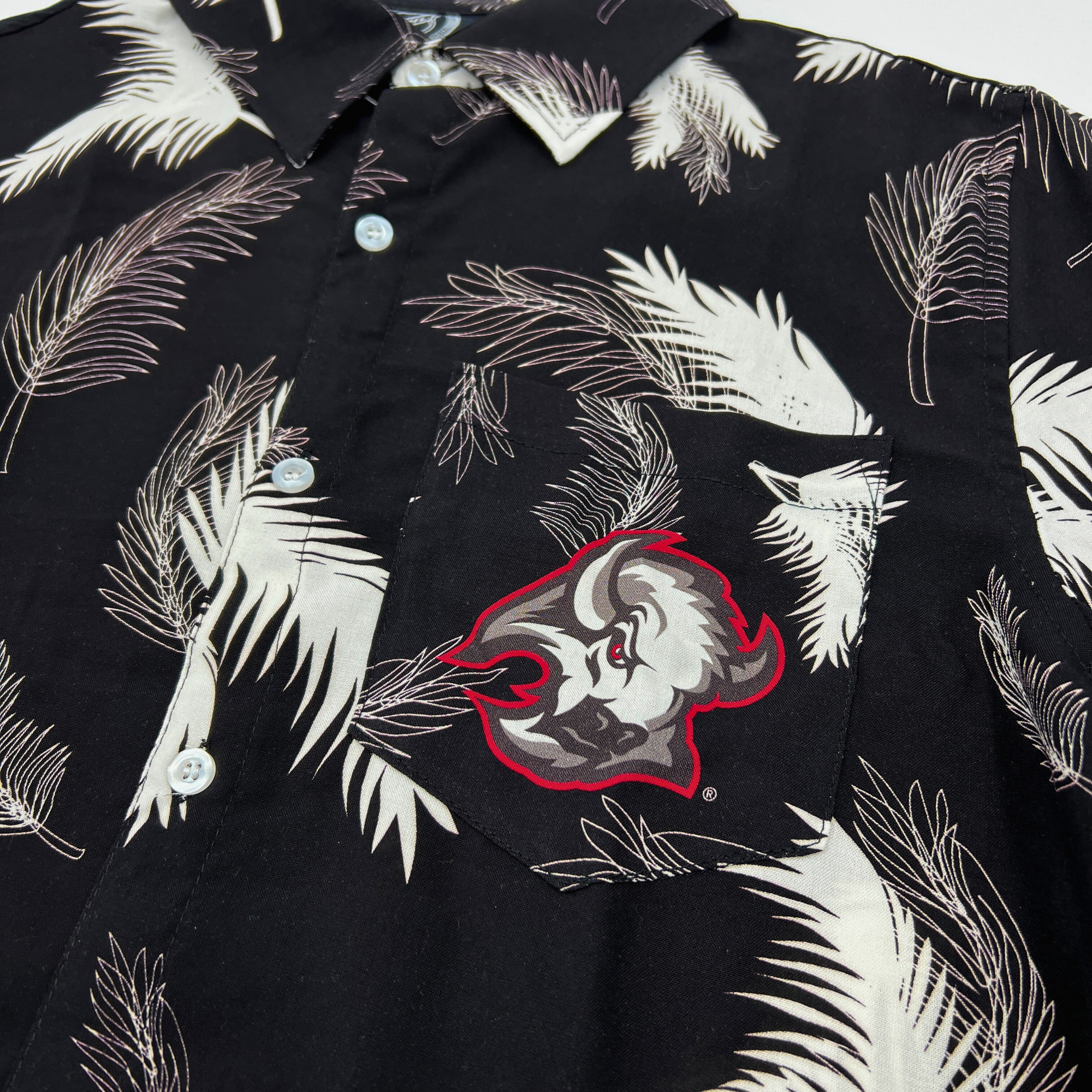 Buffalo Sabres &quot;Nightwave&quot; With Alternate Logo Floral Button Up
