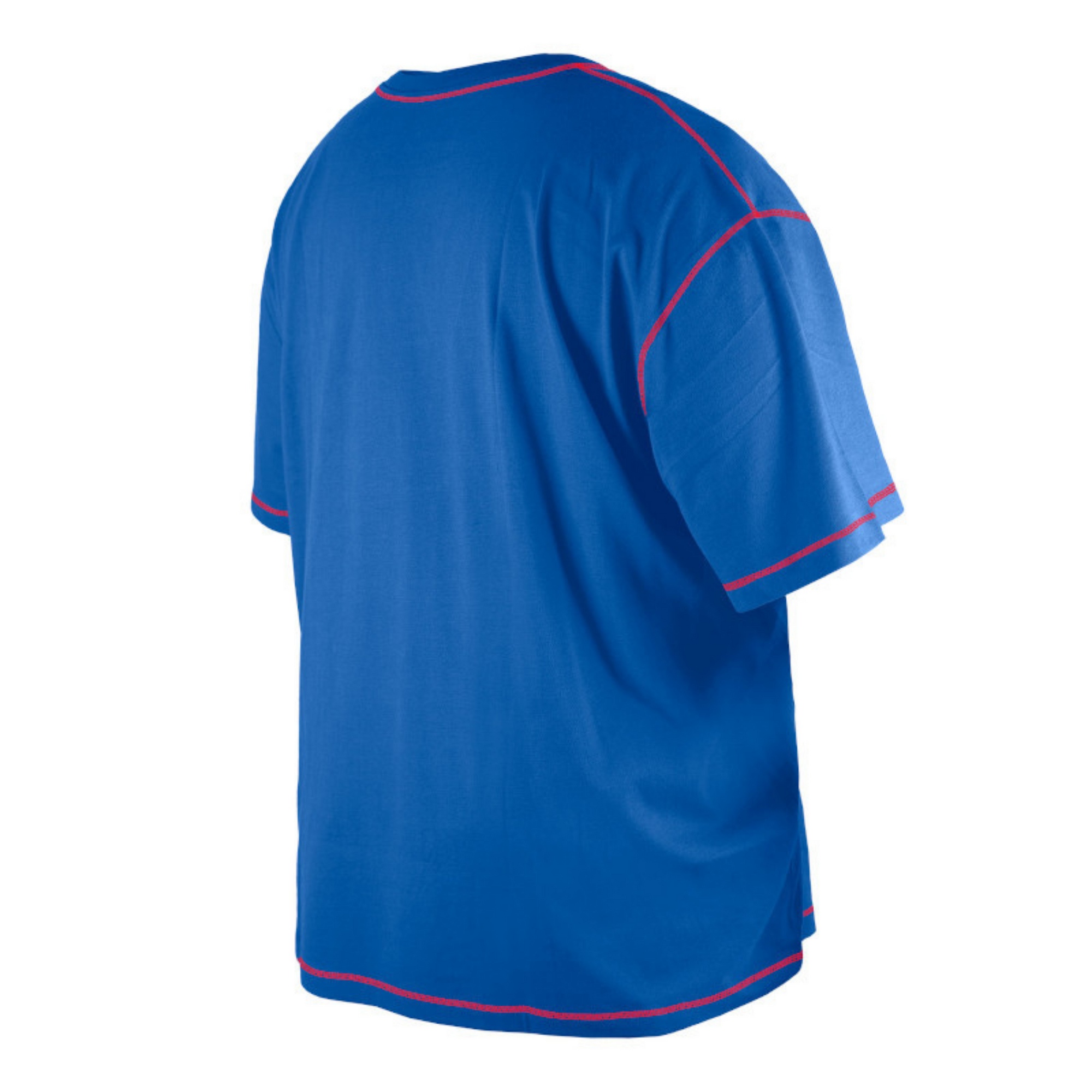 Men&#39;s Big New Era Bills Royal Blue Short Sleeve Shirt