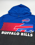 Buffalo Bills Royal & Black Active Short Sleeve Hoodie