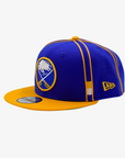 New Era Buffalo Sabres Royal Blue & Gold Piped 9FIFTY Snapback Hat