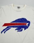 '47 Brand Buffalo Bills Primary Logo White Wash Long Sleeve Shirt