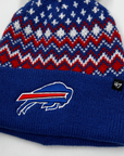 Women's '47 Brand Buffalo Bills Sonic Blue With Pattern Knit Winter Hat