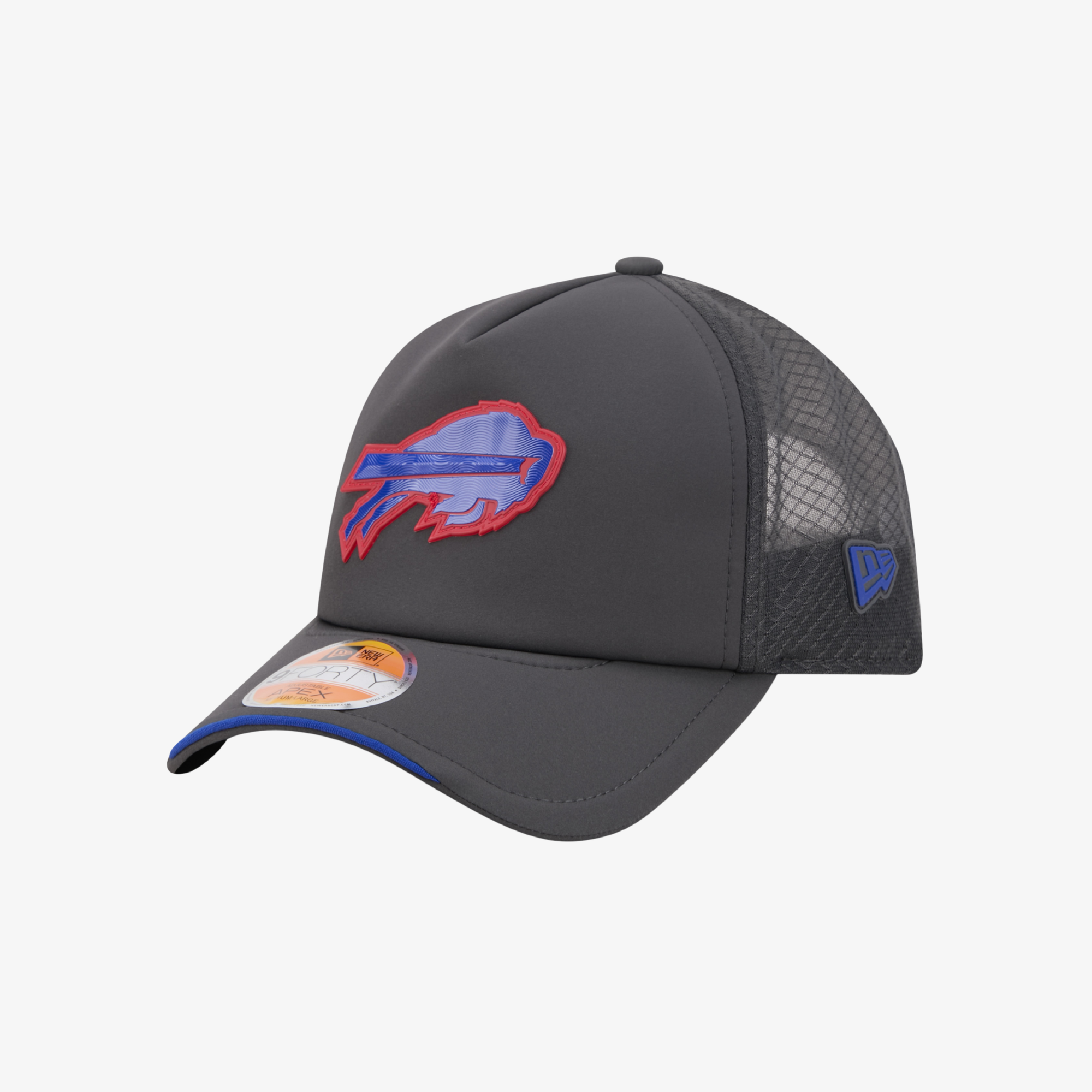 New Era 9FORTY Buffalo Bills 2026 Sideline Dark Gray Adjustable Apex