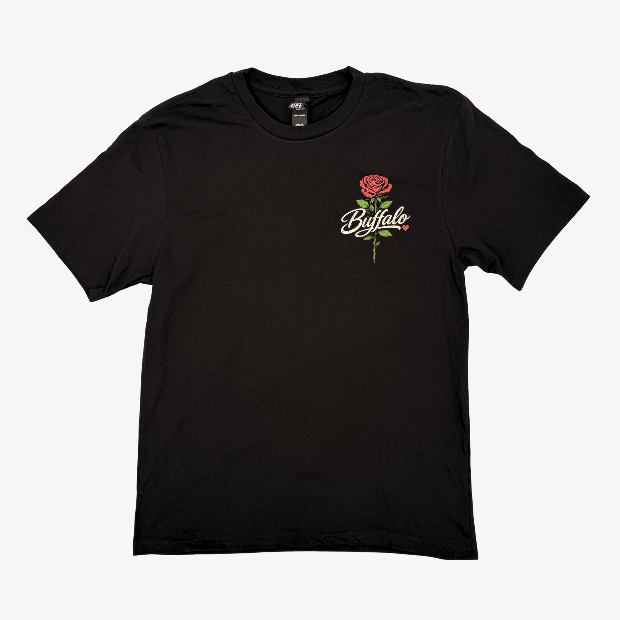 Buffalo Rose Black T-Shirt