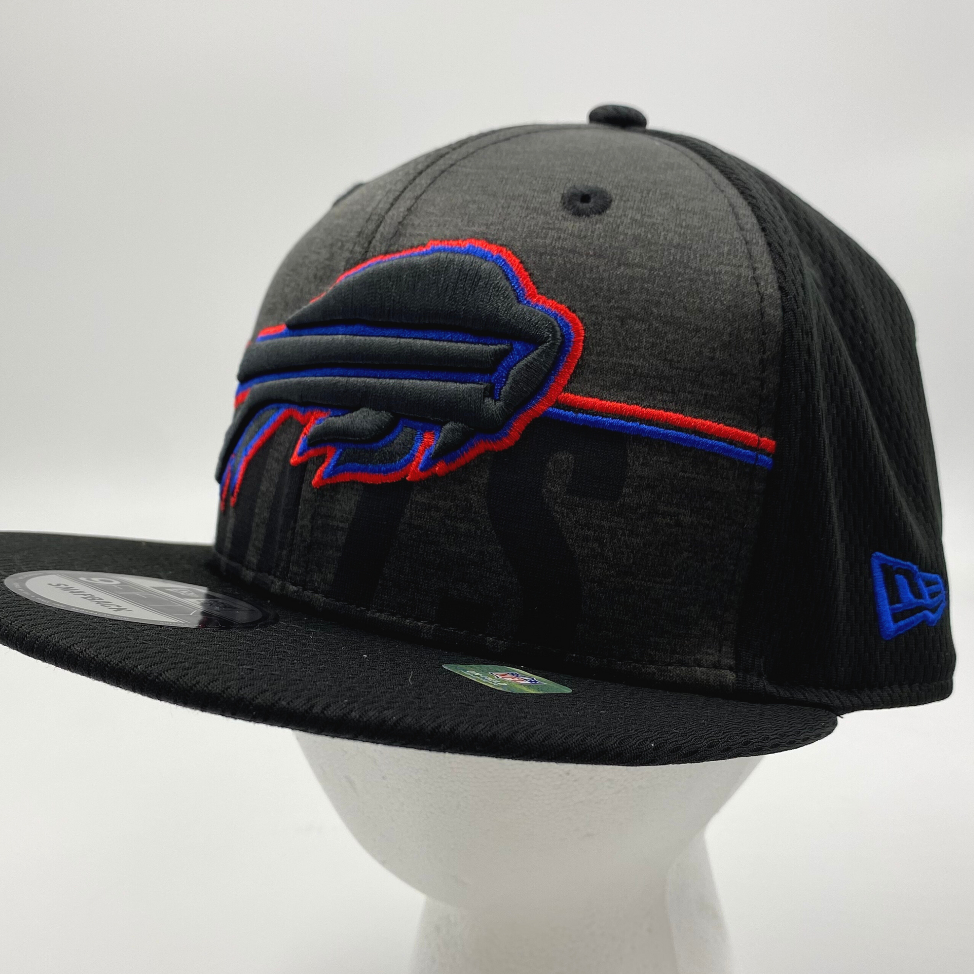 New Era Bills 2023 Official Training Camp Black Snapback Hat