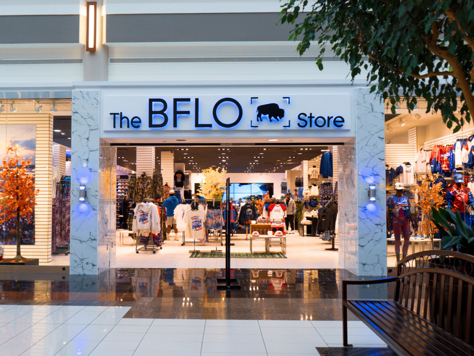 bflo store front in the walden galleria mall