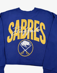 '47 Brand Women's Buffalo Sabres Royal Cropped Long Sleeve