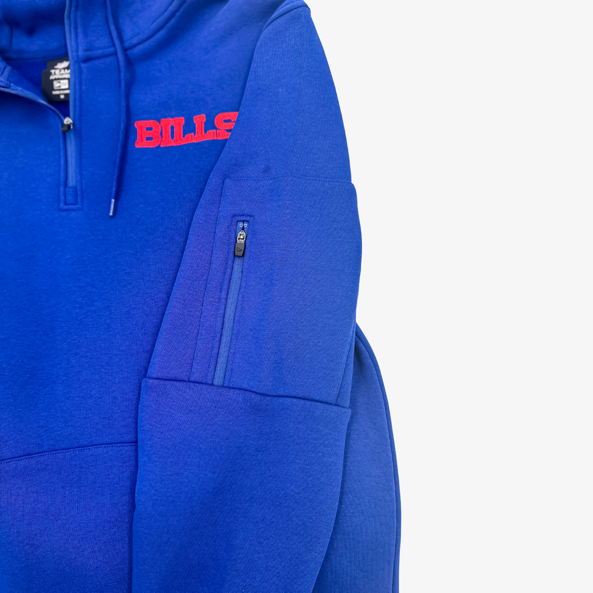 New Era Bills 2026 Sideline Royal 1/4 Zip Hoodie