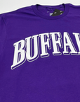 Buffalo Collegiate Style Purple Short Sleeve Shirt